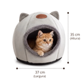 Caminha Iglu P Gatos Super Macia Aconchegante para Cachorro Pequeno
