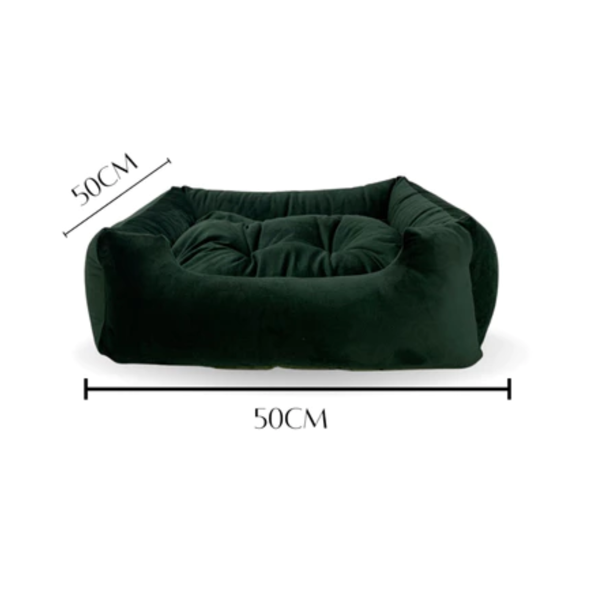 Cama Caminha Pet Suede Enchimento Siliconado e Zíper Removível